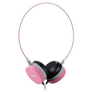 Проводные наушники с микрофоном полноразмерные Hoco W3 Headphones Jack 3,5  (pink)