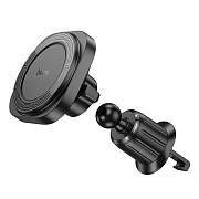 Держатель автомобильный Hoco SafeMag H28 Rainbow в дефлектор (black)