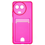 Чехол-накладка - SC336 с картхолдером для "Realme C67 5G" (pink)