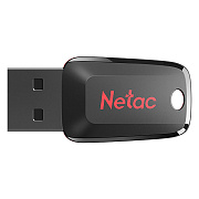 Флэш накопитель USB 128 Гб Netac U197 mini (black/red) 