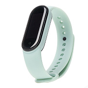 Ремешок - WB13 Xiaomi Mi Band 5/Mi Band 6 силикон на кнопке (регулируемый) (mint)