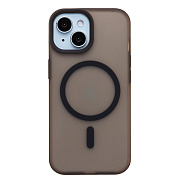 Чехол-накладка - SM042 SafeMag для "Apple iPhone 15" (black) (243374)