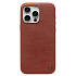 Чехол-накладка Cellis SM031 SafeMag для "Apple iPhone 15 Pro Max" Натуральная кожа (brown) (237498)