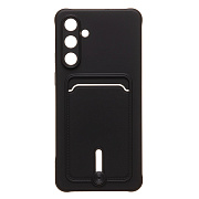 Чехол-накладка - SC304 с картхолдером для "Samsung Galaxy M55 5G" (black) (241897)