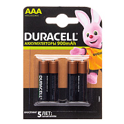 Аккумулятор AAA Duracell HR03 (850/900) mAh (4-BL) (4/40/15000)