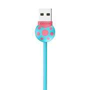 Кабель USB - micro USB Joy Room S-L124 12W 120см 2,4A  (sky blue/pink)