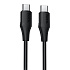 Кабель Type-C - Type-C Hoco X124 Bien 60W 100см 3A  (black)