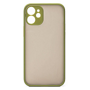 Чехол-накладка - PC041 для "Apple iPhone 12 mini" (green/black)