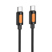 Кабель Type-C - Type-C Borofone BX114 PD 60W 100см 3A  (black)