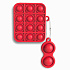 Чехол - AP009 POP IT для кейса "Apple AirPods" (red)