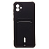 Чехол-накладка - SC304 с картхолдером для "Samsung SM-A045 Galaxy A04" (black)