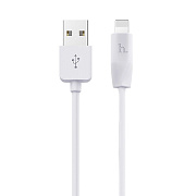 Кабель USB - Apple lightning Hoco X1 Rapid 12W 100см 2,4A  (white)