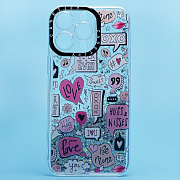 Чехол-накладка - SC334 для "Apple iPhone 15 Pro Max" (multi color) (002) (224057)