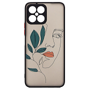 Чехол-накладка - PC057 для "Huawei Honor X8" (007) (black)