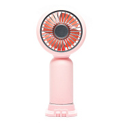 Вентилятор - портативный YM88206C (1 режим, 250 mah) (pink) (240284)