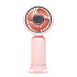 Вентилятор - портативный YM88206C (1 режим, 250 mah) (pink) (240284)