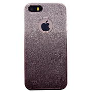 Чехол-накладка - SC097 Gradient для "Apple iPhone 5/iPhone 5S/iPhone SE" (black/silver)
