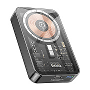 Внешний аккумулятор Hoco Q14A Ice Crystal PD20W SafeMag 10000mAh Type-C/Type-C (black)