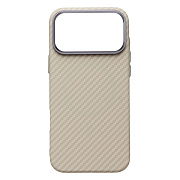 Чехол-накладка - MosBros (PC) для "Apple iPhone 17 Pro Max" (J161-1) (white) (242757)