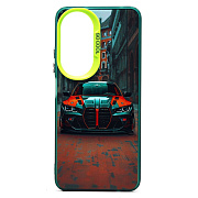 Чехол-накладка - PC094 для "Honor X7b" (машина) (transparent/black) (233801)