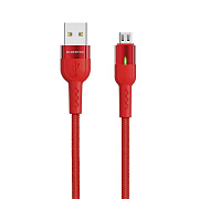 Кабель USB - micro USB Borofone BU17 12W 120см 2,4A  (red)
