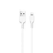 Кабель USB - Apple lightning Hoco X20 Starlight Glare  300см 2,4A  (white)