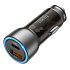 Адаптер Автомобильный Hoco NZ8 Sprinter 43W PD25W+QC3.0 USB/Type-C/5V/3A (brown)