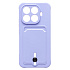 Чехол-накладка - SC304 с картхолдером для "Xiaomi 15T Pro" (light violet) (242321)