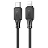 Кабель Type-C - Apple lightning Hoco X101 Assistant PD 27W 100см 3A  (black)