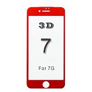 Защитное стекло Full Screen Glass 2,5D, матовое для "Apple iPhone 7/iPhone 8/iPhone SE 2020" (red) (red)