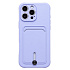 Чехол-накладка - SC304 c картхолдером для "Apple iPhone 16 Pro Max" (light violet) (234448)
