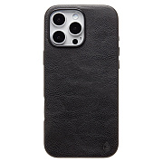 Чехол-накладка Cellis SM031 SafeMag для "Apple iPhone 16 Pro Max" Натуральная кожа (black) (237505)