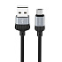 Кабель USB - micro USB Borofone BX28 Dignity 12W 100см 2,4A  (gray)