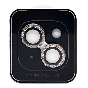 Защитное стекло для камеры - СG04 для "Apple iPhone 15/15 Plus" (silver)