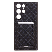 Чехол-накладка - SM022 c картхолдером для "Samsung Galaxy S23 Ultra" (black) (226666)