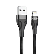 Кабель USB - Apple lightning Borofone BX61 12W 100см 2,4A  (black)