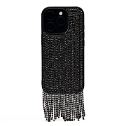 Чехол-накладка - PC095 POSH SHINE для "Apple iPhone 16 Pro" кристальный водопад (black titanium) (237135)