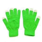 Перчатки для сенсорных экранов - детские (green)