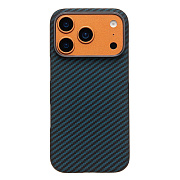 Чехол-накладка Cellis SM009 POSH KEVLAR SafeMag для "Apple iPhone 17 Pro/18 Pro" (dark blue)