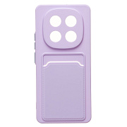 Чехол-накладка - SC337 с картхолдером для "Xiaomi Redmi Note 14 Pro 4G" (light violet) (240449)