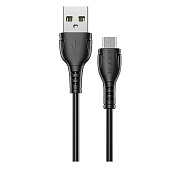 Кабель USB - micro USB Borofone BX51 12W 100см 2,4A  (black)
