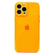 Чехол-накладка - SC344 для "Apple iPhone 13 Pro Max" (transparent/orange) (232032)