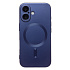 Чехол-накладка - SM020 Matte SafeMag для "Apple iPhone 16" (dark blue) (234698)