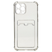 Чехол-накладка - SC278 с картхолдером для "Apple iPhone 12 Pro Max" (black) (205960)