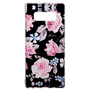 Чехол-накладка - SC028 для "Samsung SM-N950 Galaxy Note 8"  .. (004) (black/pink)