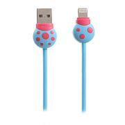 Кабель USB - Apple lightning Joy Room S-L124  120см 2,4A  (sky blue/pink)