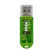 Флэш накопитель USB 4 Гб Mirex ELF (green)