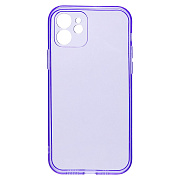 Чехол-накладка - SC344 для "Apple iPhone 12" (transparent/violet) (232059)