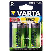 Аккумулятор D Varta R20 Ni-MH (3000 mAh) (2-BL) (10/50) Pre-Ch ..