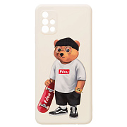 Чехол-накладка - SC307 для "Samsung SM-A515 Galaxy A51 4G" (004) (grey)